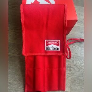 Vintage 90s Marlboro Unlimited BBQ Set Fork & Skewers Pouch